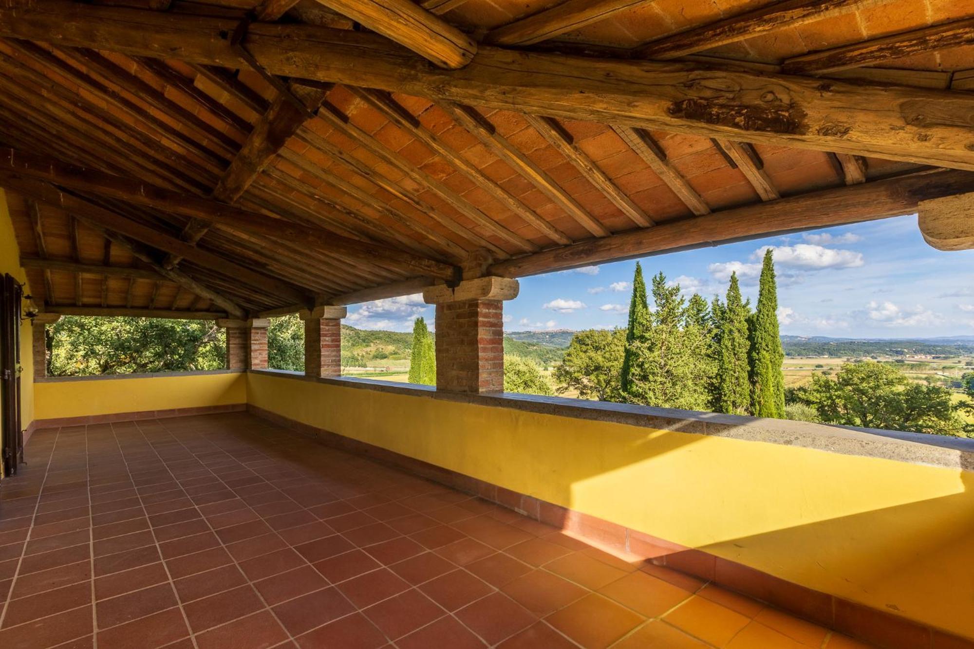 Villa Palazzo Bello Con Piscina E Ac - Cetona Exterior foto