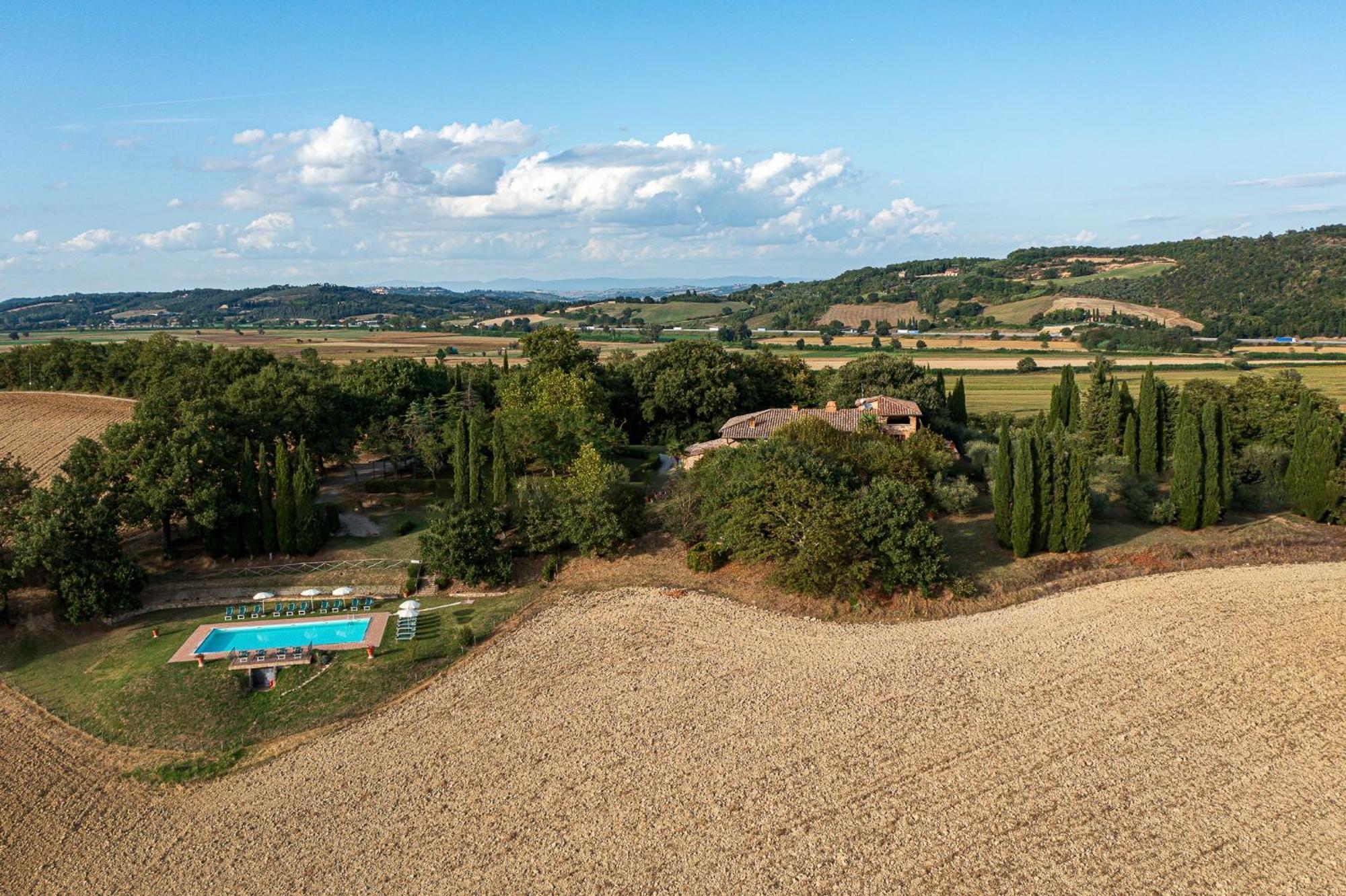 Villa Palazzo Bello Con Piscina E Ac - Cetona Exterior foto