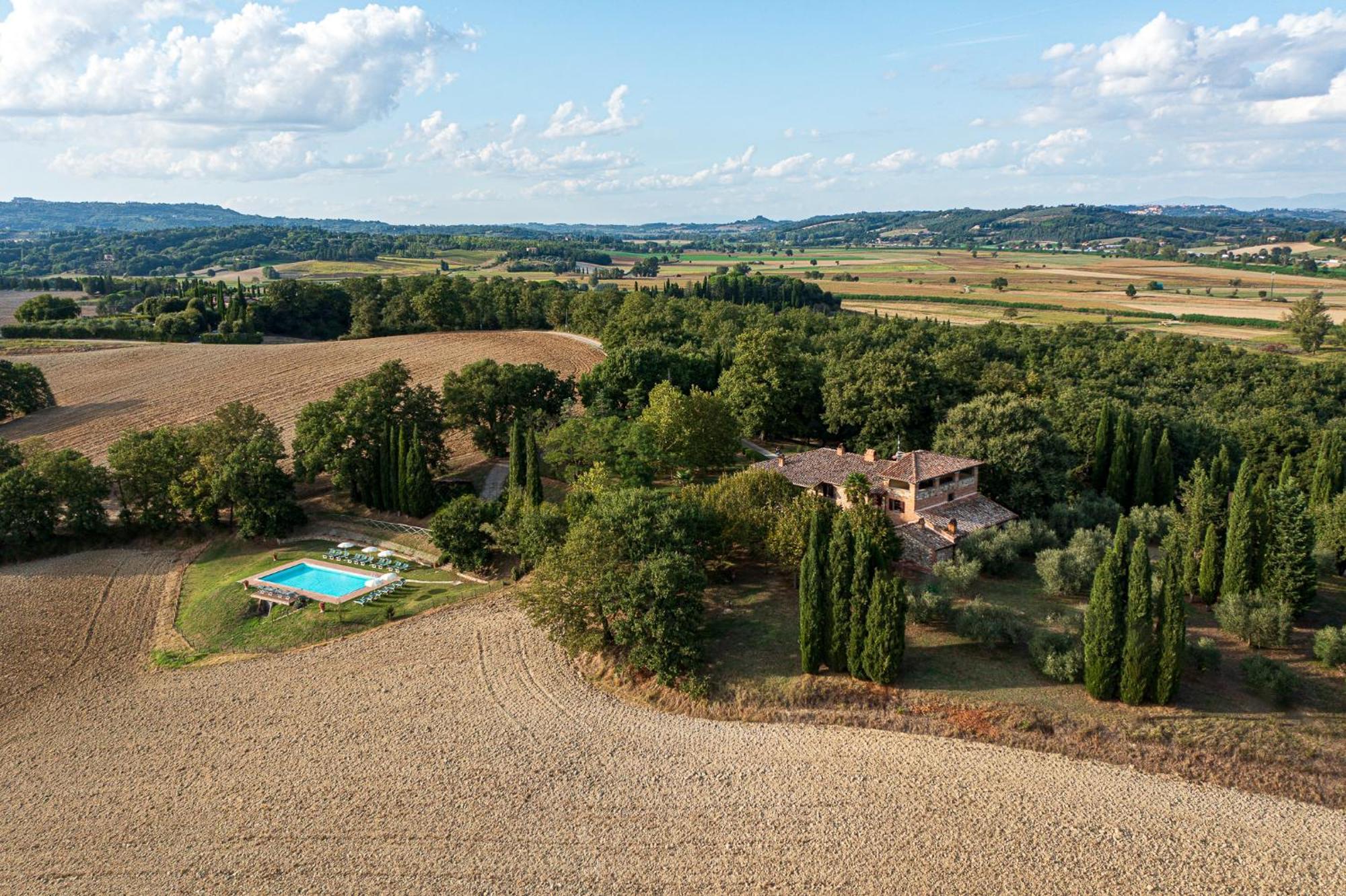 Villa Palazzo Bello Con Piscina E Ac - Cetona Exterior foto